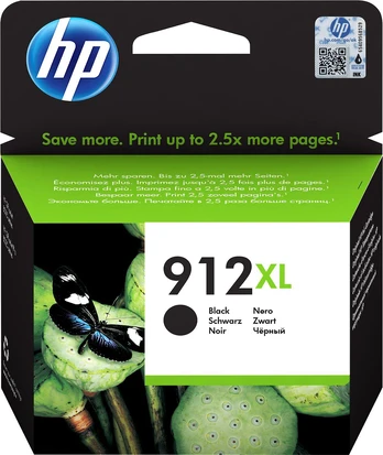 Hewlett Packard (HP) HP 912XL -mustekasetti, musta