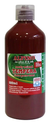 Guašas (tempera) ALPINO, ruda, 500 ml