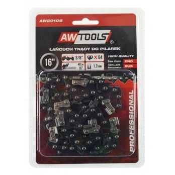 AW-Tools AWTOOLS ŁAŃCUCH TNĄCY 40cm/64/3/8"/1,3 / Juodas LINE