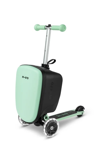 MICRO paspirtukas su lagaminu Junior Mint, ML0031