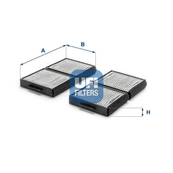 Filtras, salono oras UFI 54.129.00