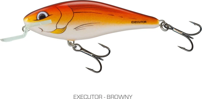 Vobleris Salmo Executor Shallow Runner, 9 cm, BROWNY