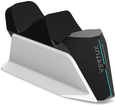 Vertux Vertux „Dual Dock“ PS5 valdiklių įkrovimo stotelė balta