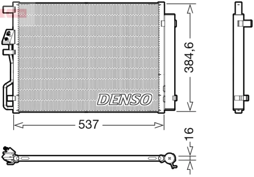 Kondensatorius, oro kondicionierius DENSO DCN41021