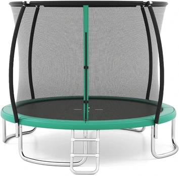 Promotion 10FT Žalias lauko batutas su apsauginiu tinklu