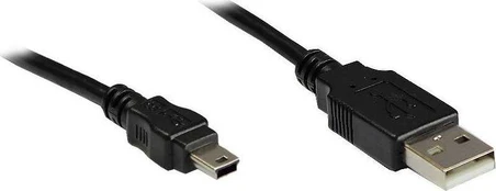 Good Connections Kabelis USB Alcasa USB-A - miniUSB 3 m Juodas (3310-AM3)