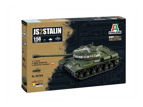Plastic model Josif Stalin JS-2 1/56