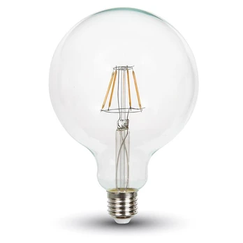 4W LED COG lemputė V-TAC E27, G125, 2700K (šiltai balta), pritemdoma