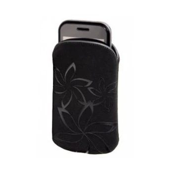 Universalus dėklas įmautė Hama Velvet Pouch Flower