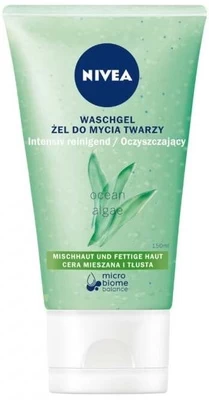 Valomasis veido gelis Nivea Ocean Algae, 150 ml, moterims, -
