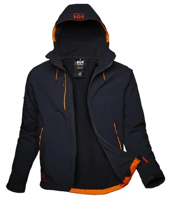 Striukė Chelsea Evolution SOFTSHELL su gobtuvu, navy blue 3X 3XL, Helly Hansen Workwear