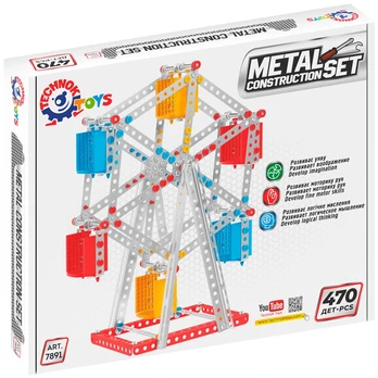 Konstruktorius Technok Metal Set 7891 7891, metalas