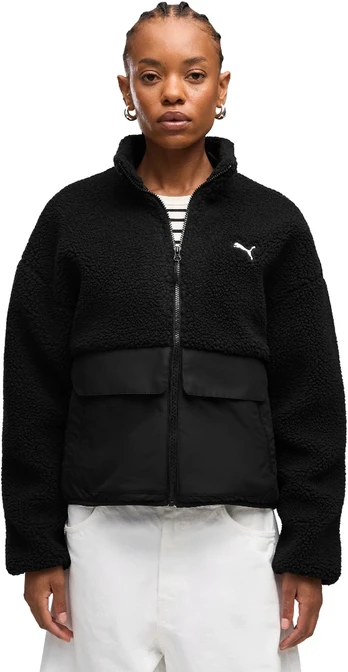 Puma Striukė Moterims Re:Fibre Sherpa Jacket Juodas 694567 01