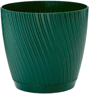 Vazonas Form Plastic Mika Eco 4550-075, plastikinis, Ø 14.8 cm, žalias