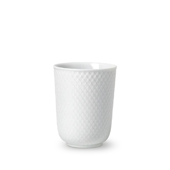 Lyngby Porcelæn - Rhombe White Mug 33 cl