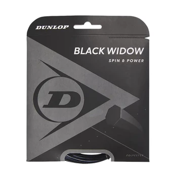 Stygos tenisui BLACK WIDOW 17g/1.26mm 12m