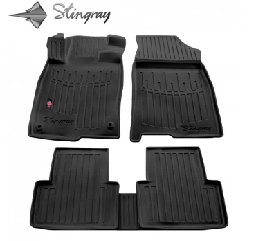 Kilimėliai 3D HONDA Civic 4d/5d 2017->, 5 vnt. black /5008035