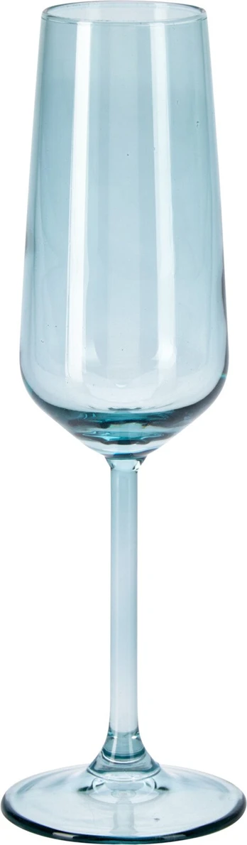 Taurė šampanui, 195 ml, melsvas stiklas