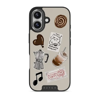 Oat Milk Please - iPhone 17 Case, Elite Dark (MagSafe) / Gunmetal
