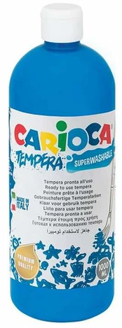 Dažai guašas Carioca Tempera, 1000 ml, žydra sp., 1 sp.
