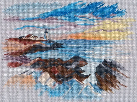 Cross stitch kit "Sunset palette" S1579