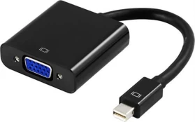 Adapteris DELTACO mini DisplayPort - VGA, juodas / DP-VGA3 kaina