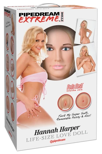Pipedream Extreme ped Hannah Harper Life-Size Sekso prekė vyrams