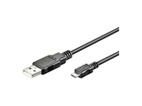 Kabelis USB MicroConnect USB-A - microUSB 3 m Juodas (USBABMICRO3)
