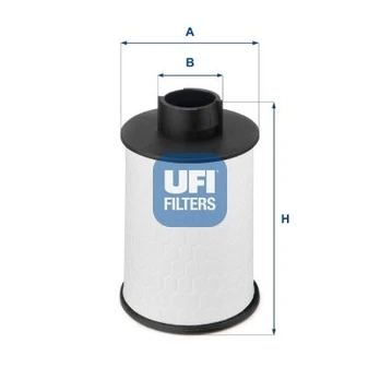 Kuro filtras UFI 60.H2O.00