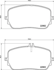 Stabdžių trinkelių rinkinys, diskinis stabdys BREMBO P 50 149 kaina
