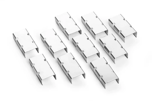 Mounting bracket for TRACKO rails, stainless steel, 10 pcs.