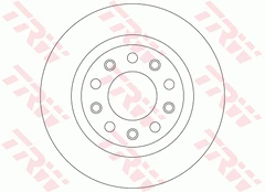 TRW DF8070 Brake Disc kaina