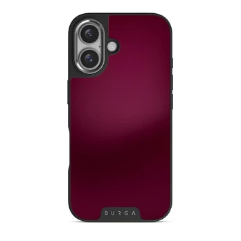 Dark Cherry - iPhone 16 Case, Elite Dark (MagSafe) / Silver