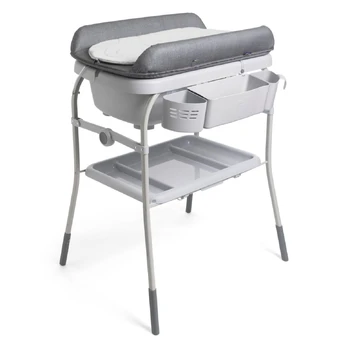 CHICCO vystymo stalas su vonele CUDDLE&BUBBLE, Graphite melange, 04079348040000