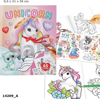 Ylvi - Create Your Unicorn Colouring Book (0414209)