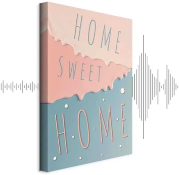 Artgeist Paveikslas - Inscriptions: Home Sweet Home (1 Part) Vertical