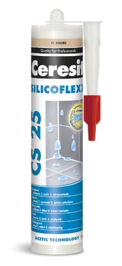 Hermetikas Ceresit CS40 CS25/04, 280 ml, sidabro kaina