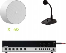 Wall-mounted speaker AUDAC NELO706VI/W, 6.5 inches white kaina