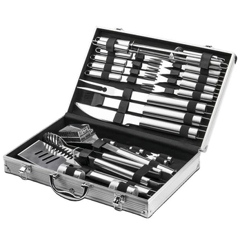 BBQ-GRILL komplektas 27vnt. įrankiu