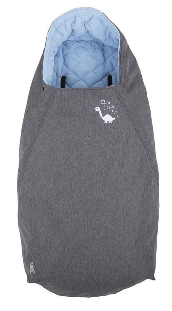 Vaikiškas miegmaišis CuddleCo Comfi Extreme Sinosaur Fun, mėlynas/pilkas, 90 cm