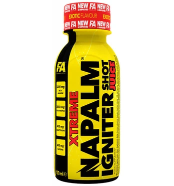Fitness Authority Napalm Igniter Juice Shot, Exotic, 120 ml