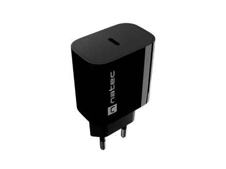 WALL CHARGER NATEC RIBERA 1X USB-C 20W BLACK