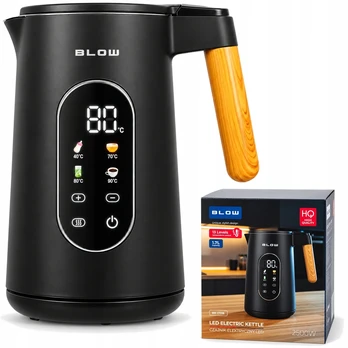 Elektrinis virdulys Blow, 1,7 l, juodas