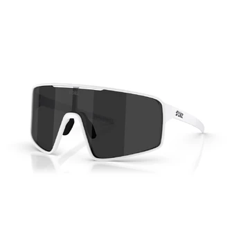 BLIZ P001 Small akiniai | Matte White - Smoke