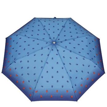 Automatinis moteriškas skėtis "swallows-blue"