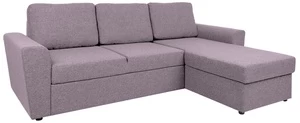 Kampinė sofa Ingmar, rožinė, 242 x 168 cm x 92 cm kaina