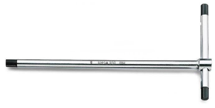„Beta Tools“ šešiabriaunis raktas, T tipas 6 mm (009510560)