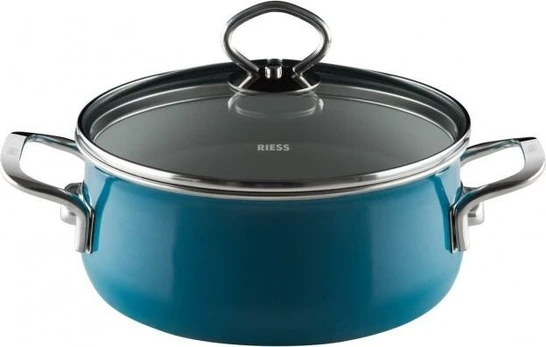 Riess puodas, 4 l, 24 cm, aqua glass