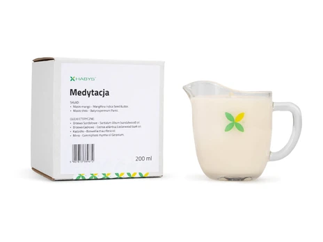 Masažo žvakė - MEDITATION, 200 ml