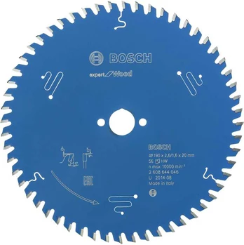 Bosch Pjovimo diskas ExpertWood 190 x 20 x 2,6 mm, 56